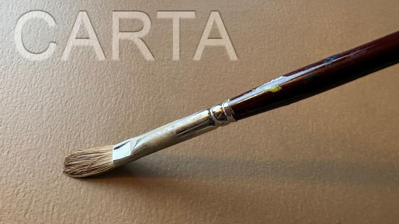 Preparare la carta per dipingere con i colori a olio