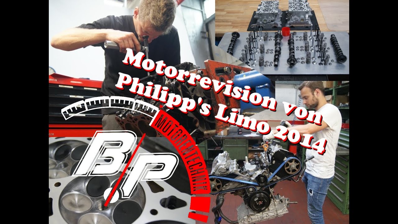 Die Schritte der Motorrevision des RS4 Motors aus der Hannover Hardcore Limo bei BP Motorentechnik