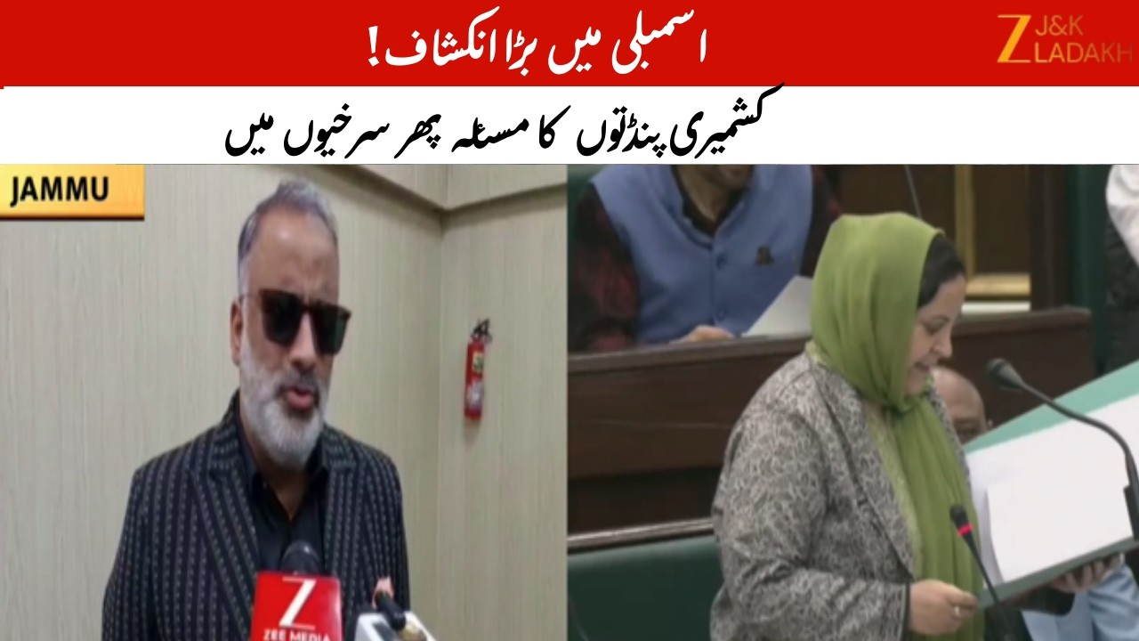 Kashmiri Pandits’ Employment Issue Raised in Assembly | Mubarak Gul Demands Action in Jammu