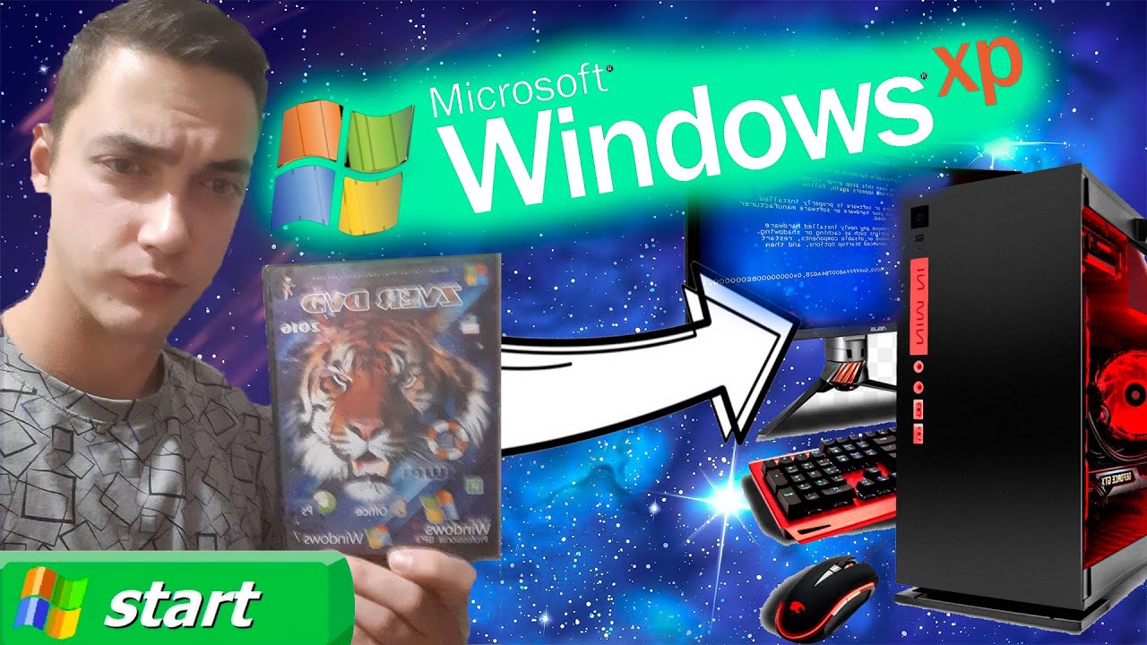 Ностальгия 2.0: Установка Windows XP 💾 в 2024 на Игровой ПК ( как все пройдет ? 🖥️ )
