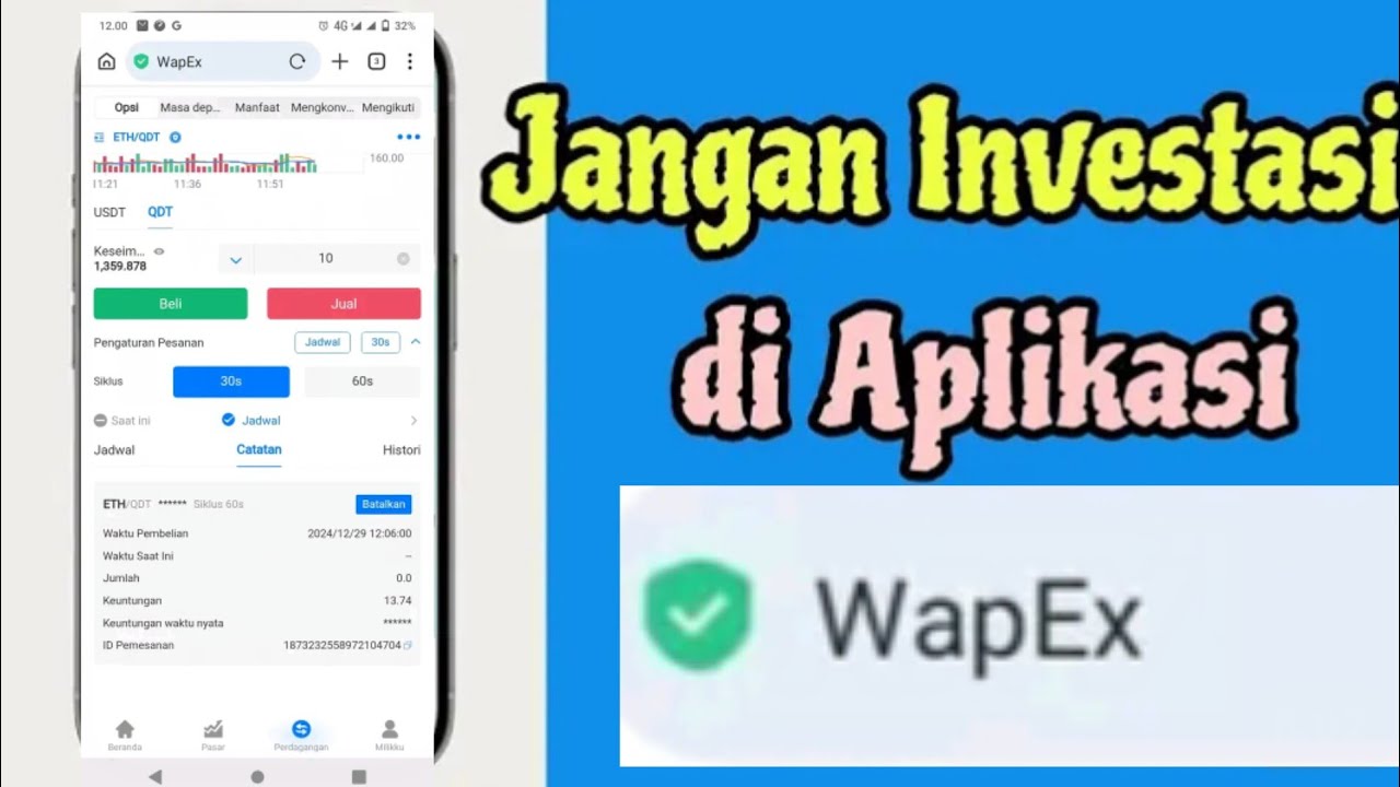 JANGAN INVESTASI DI APLIKASI WAPEX, TERNYATA INVESTASI WAPEX ITU PENIPUAN !!