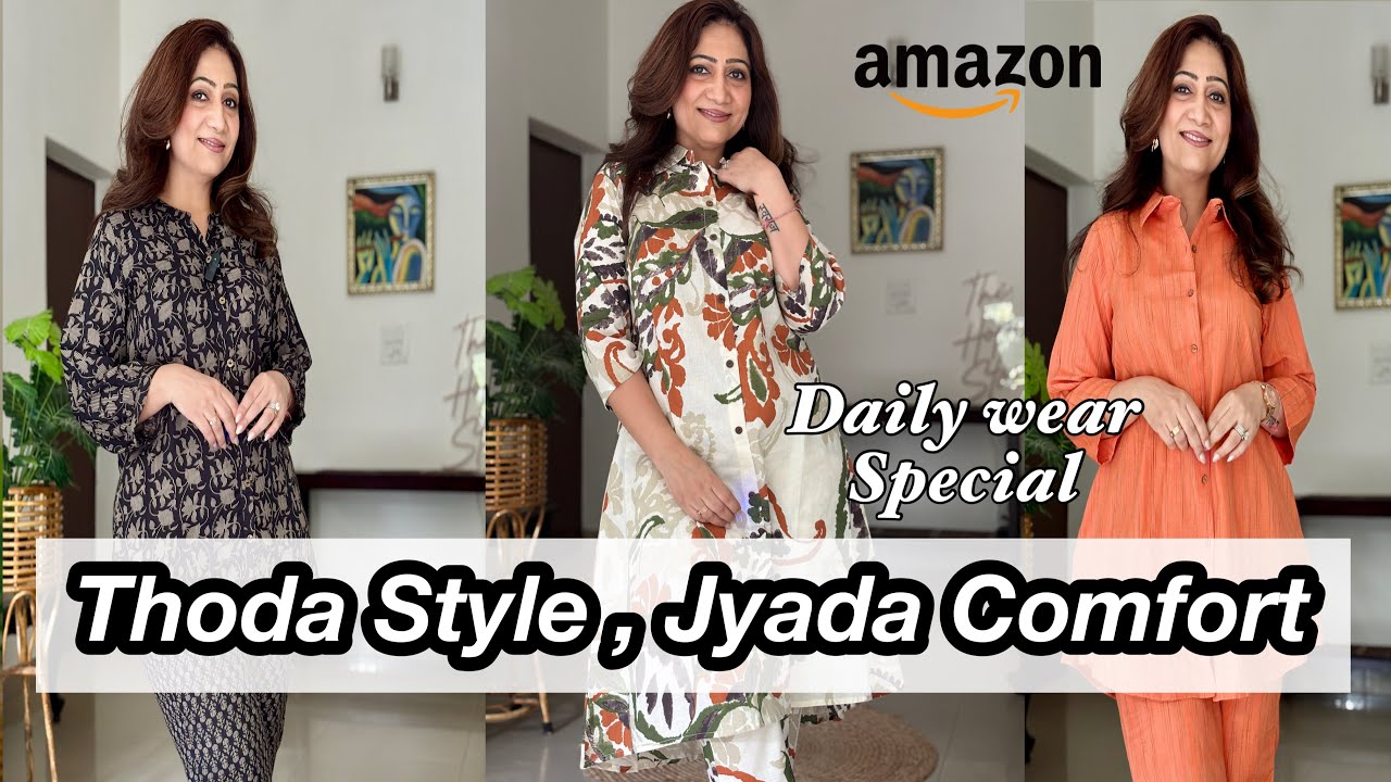 Dailywear Mein Bhi Fashion Ka Tadka | Amazon Cord Kurta Sets Haul | 💥 Full Wardrobe Makeover