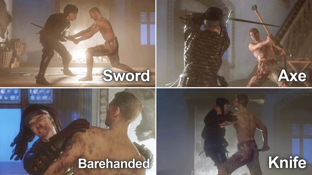 4 Different Weapons Trigger 4 Unique Execution Animations (Killing Istvan) - KDC2