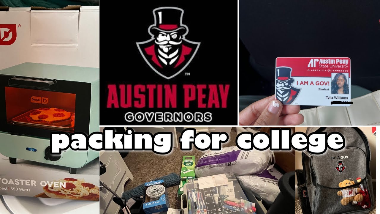 MOVING VLOG: packing for college,moving in dorm(APSU)