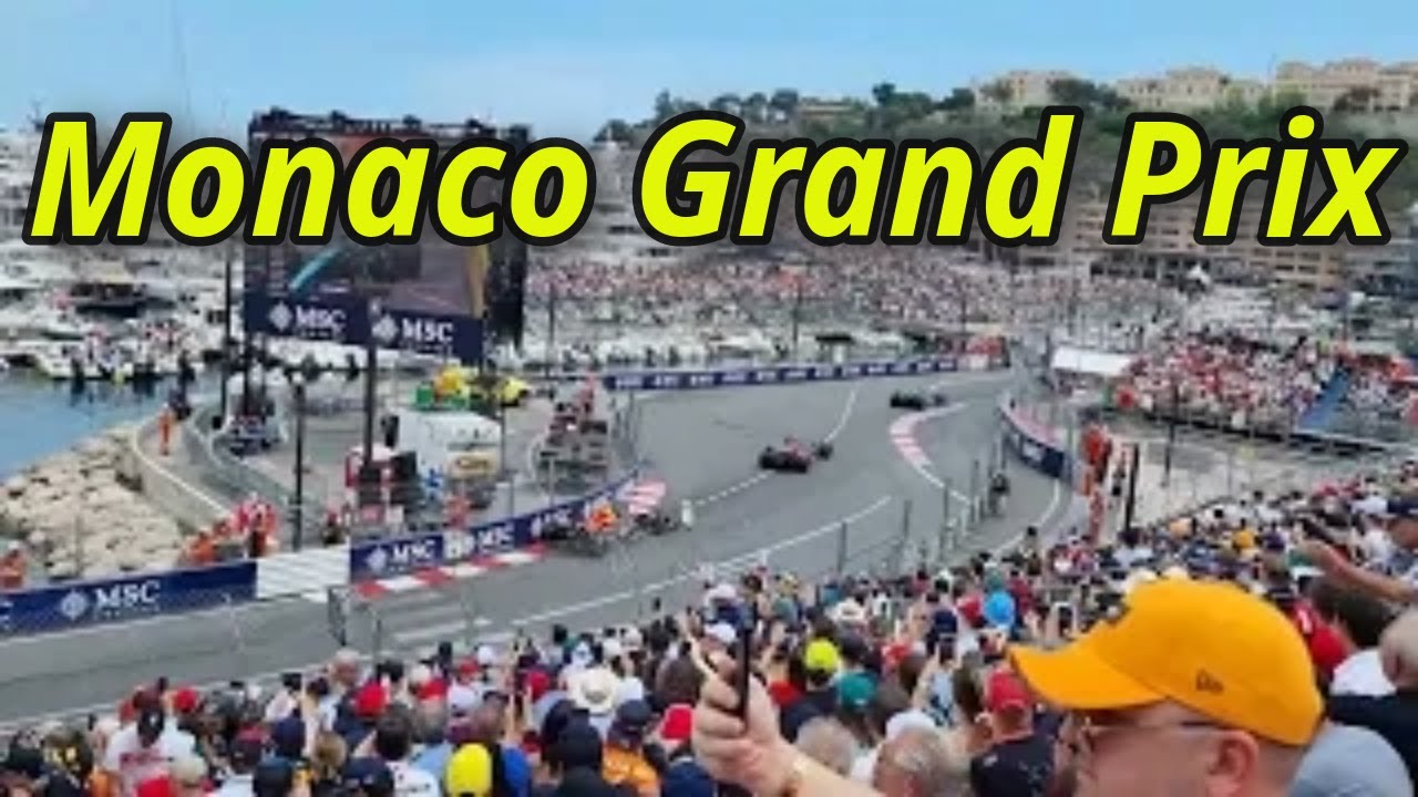 2023 Monaco Grand Prix opening lap Grandstand tribune K 5