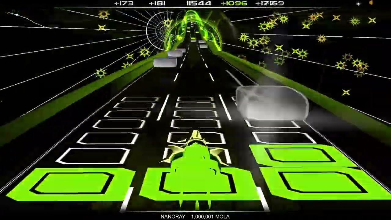 NANORAY - 1,000,001 MOLA (Audiosurf Ninja Mono Ironmode)