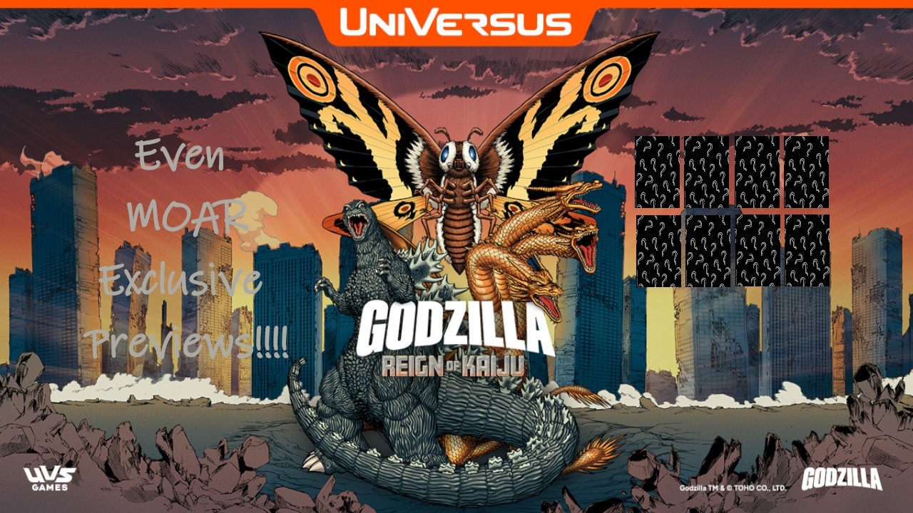 Brace for Even More Exclusive Previews!!! UniVersus Godzilla: Reign of Kaiju!