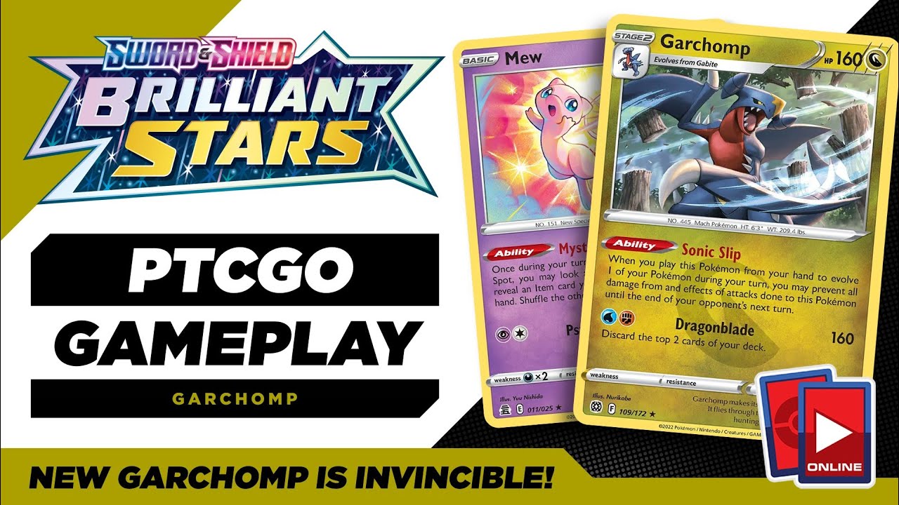 New Garchomp Deck from Brilliant Stars is INVINCIBLE...Sometimes (PTCGO)