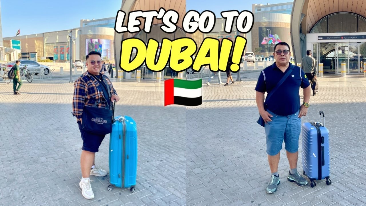 Traveling to Dubai with Papa!🇦🇪 + Hotel Room Tour + First night in the City! | Jm Banquicio