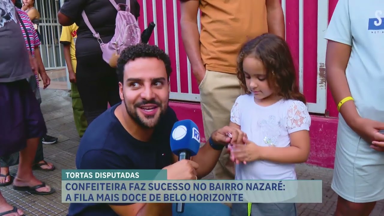 Confeiteira atrai pessoas com as tortas que produz em Belo Horizonte e forma fila de espera
