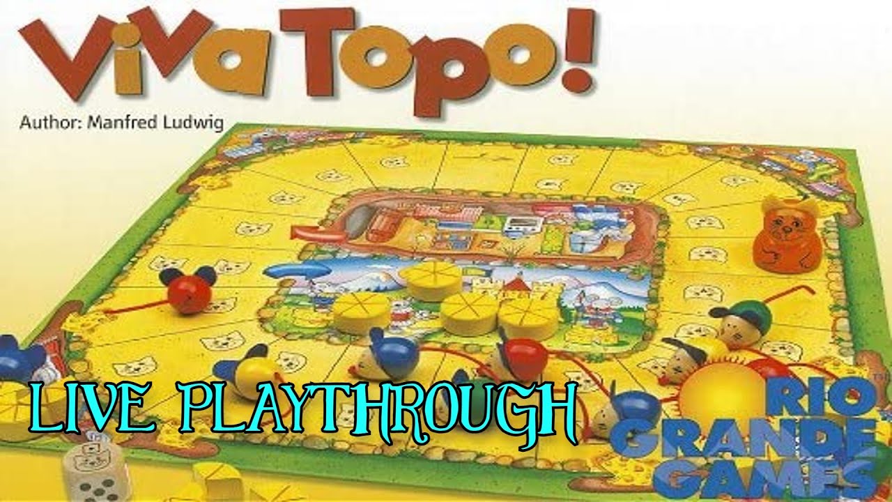 Viva Topo Boardgame - Gameplay and Review