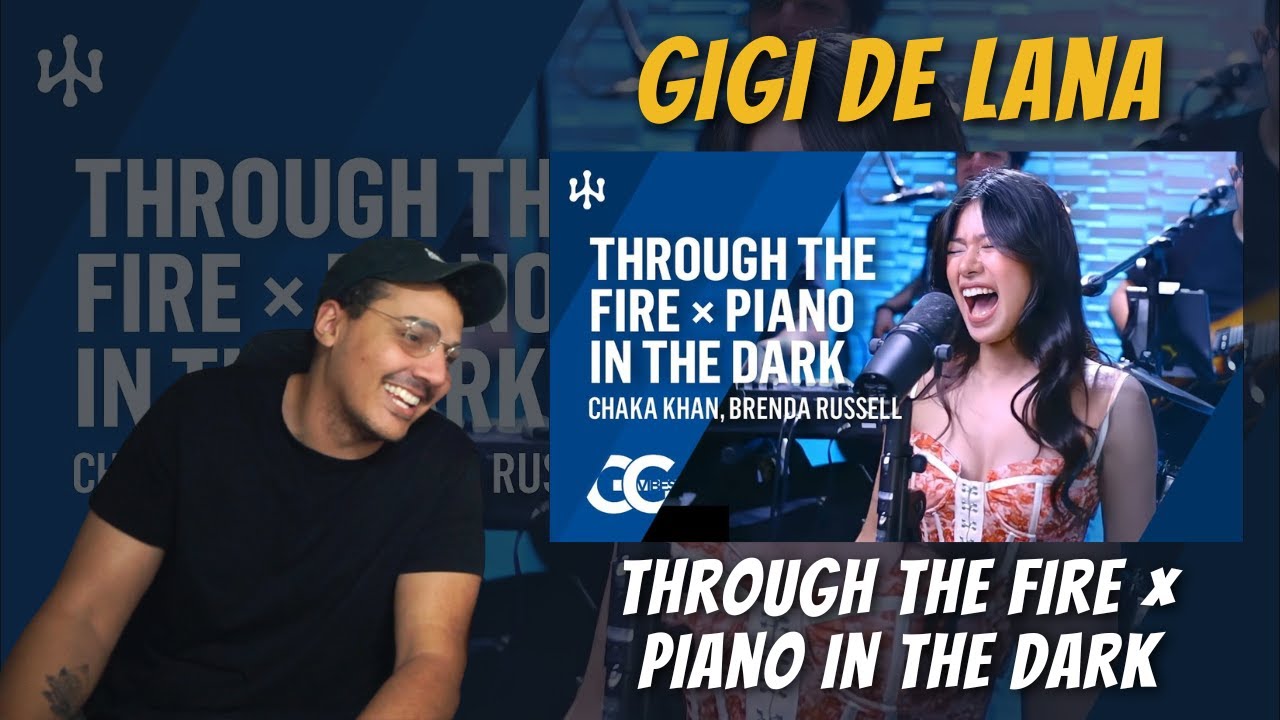 Gigi De Lana - Through the Fire × Piano in The Dark | REACTION