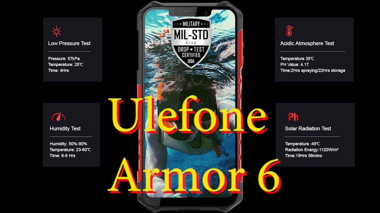 Ulefone Armor 6 Обзор технических характеристик защищённого смартфона Есть на что посмотреть