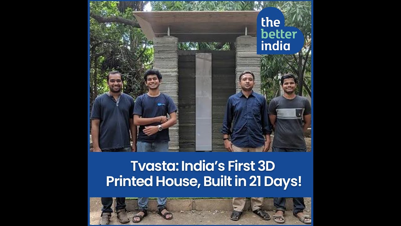 Tvasta: India&rsquo;s First 3D Printed House, Built in 21 Days!