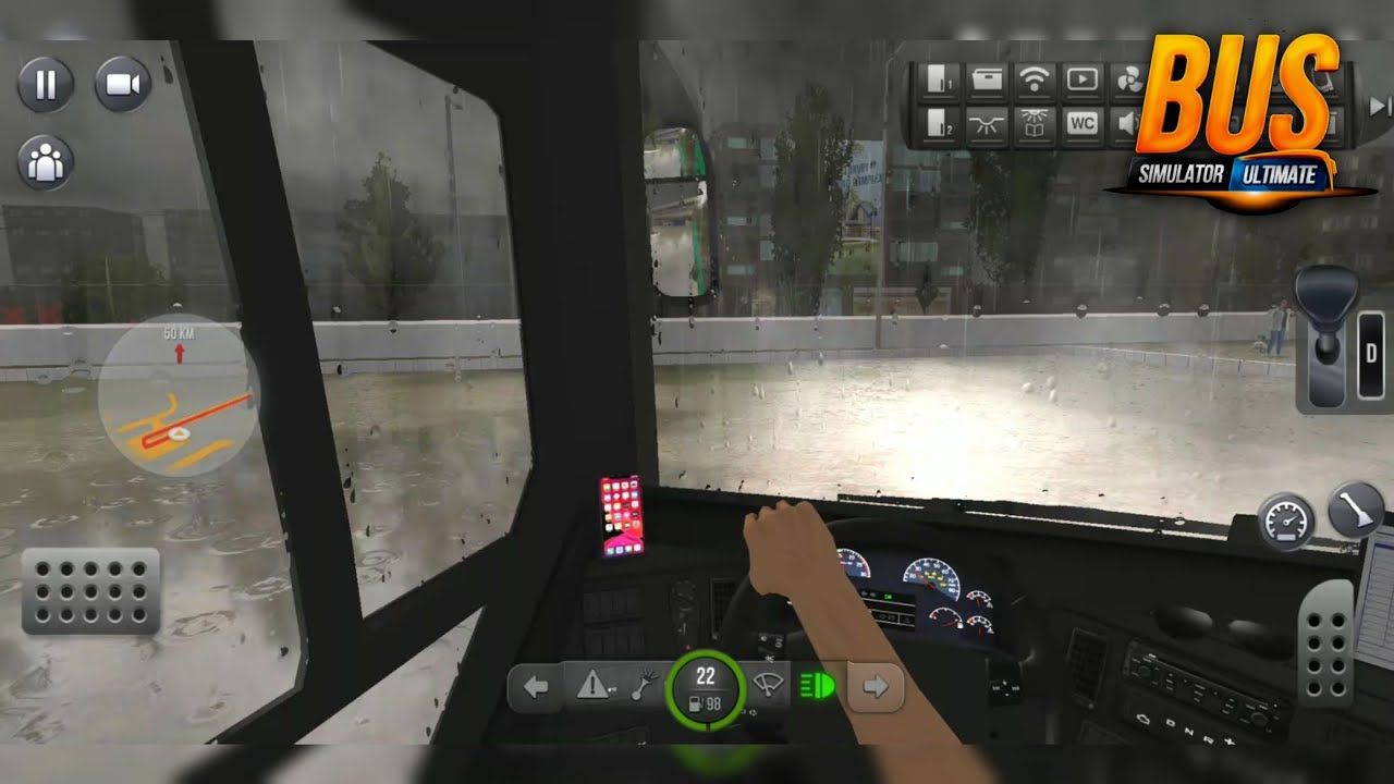 Bus Simulator: Ultimate - Rainy Storm Weather GamePlay
