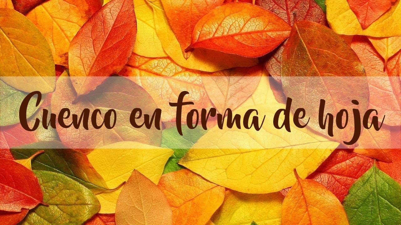 CUENCO en FORMA DE HOJA con arcilla 🌿🍃🍀☘