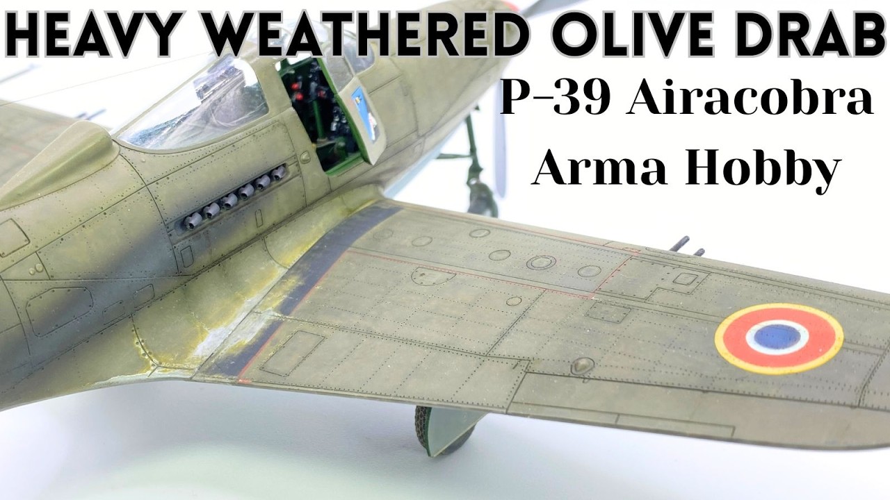 P-39 Airacobra 1/48 Arma Hobby - Painting and Weathering