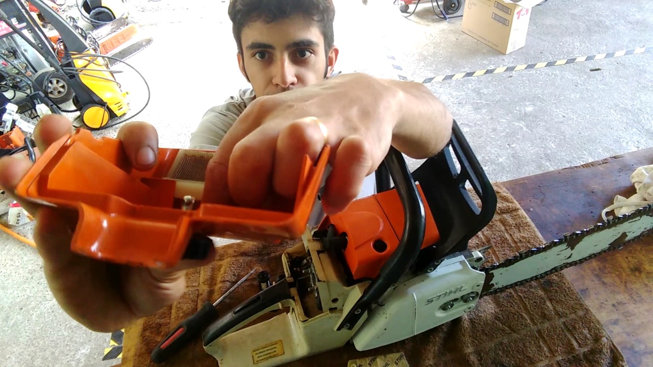 Motosserra MS 381:Dicas importantes...