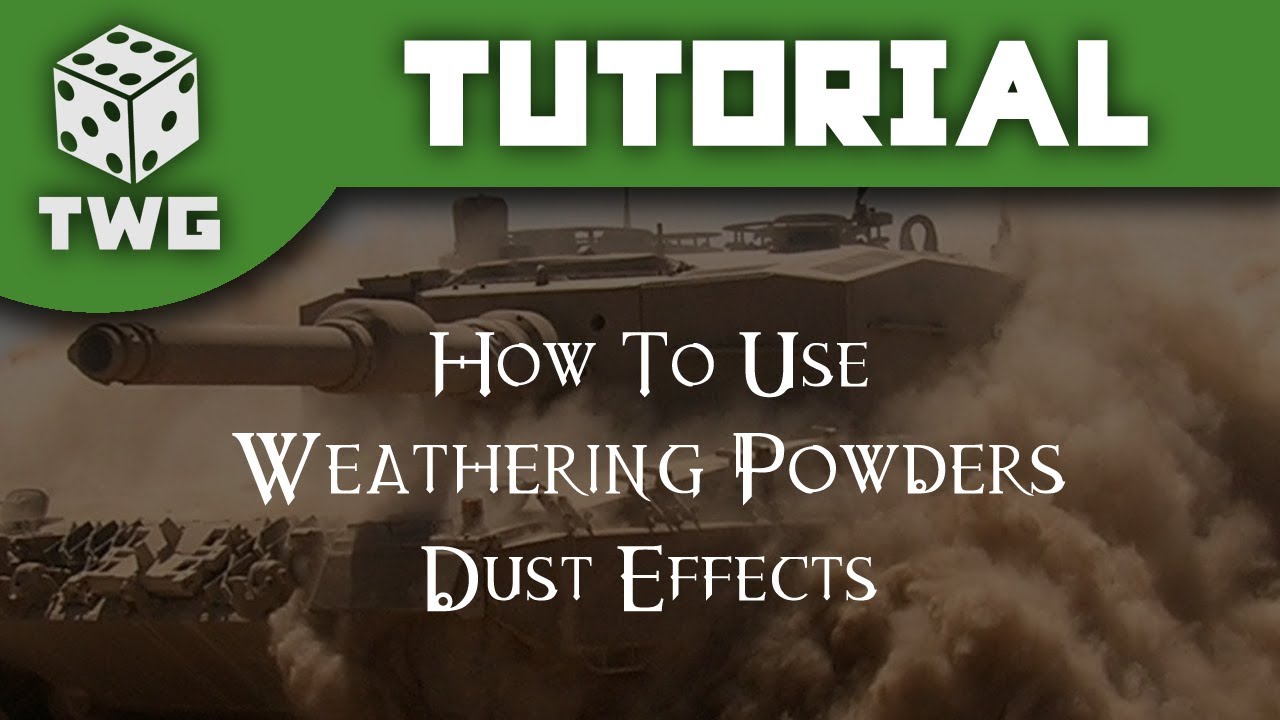 How To Use Weathering Powders: Dust Effects
