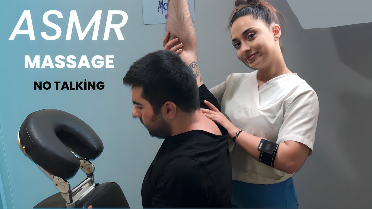 ASMR MASSAGE LADY SEDEF - NECK,SHOULDER,ARM,PALM (no talking)