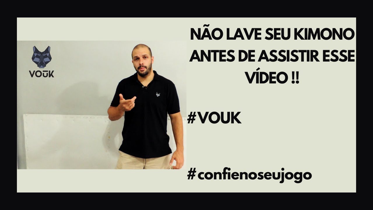 Não Lave seu kimono antes de assistir esse vídeo