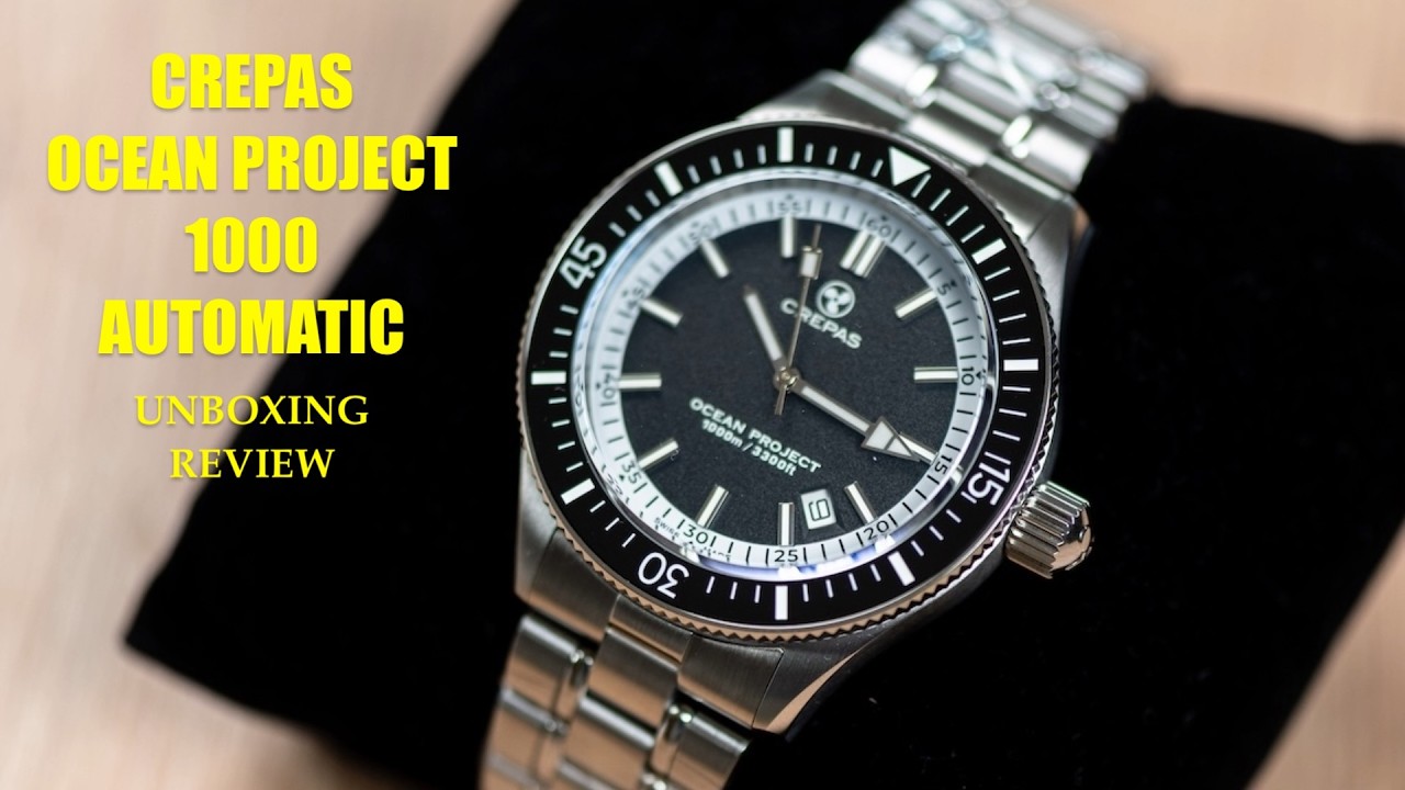 Crepas Ocean Project 1000m Automatic Watch | Review Valjoux Relogios