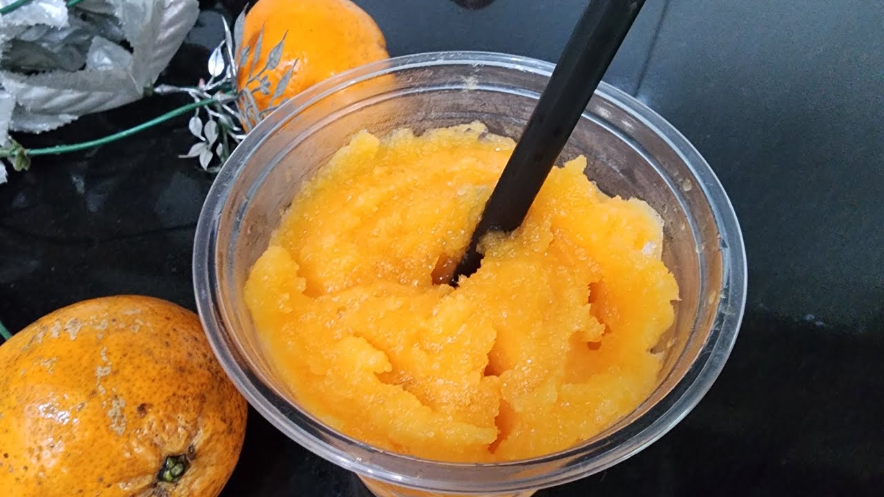 Orange Slush | Easy Quick Orange Slush Recipe