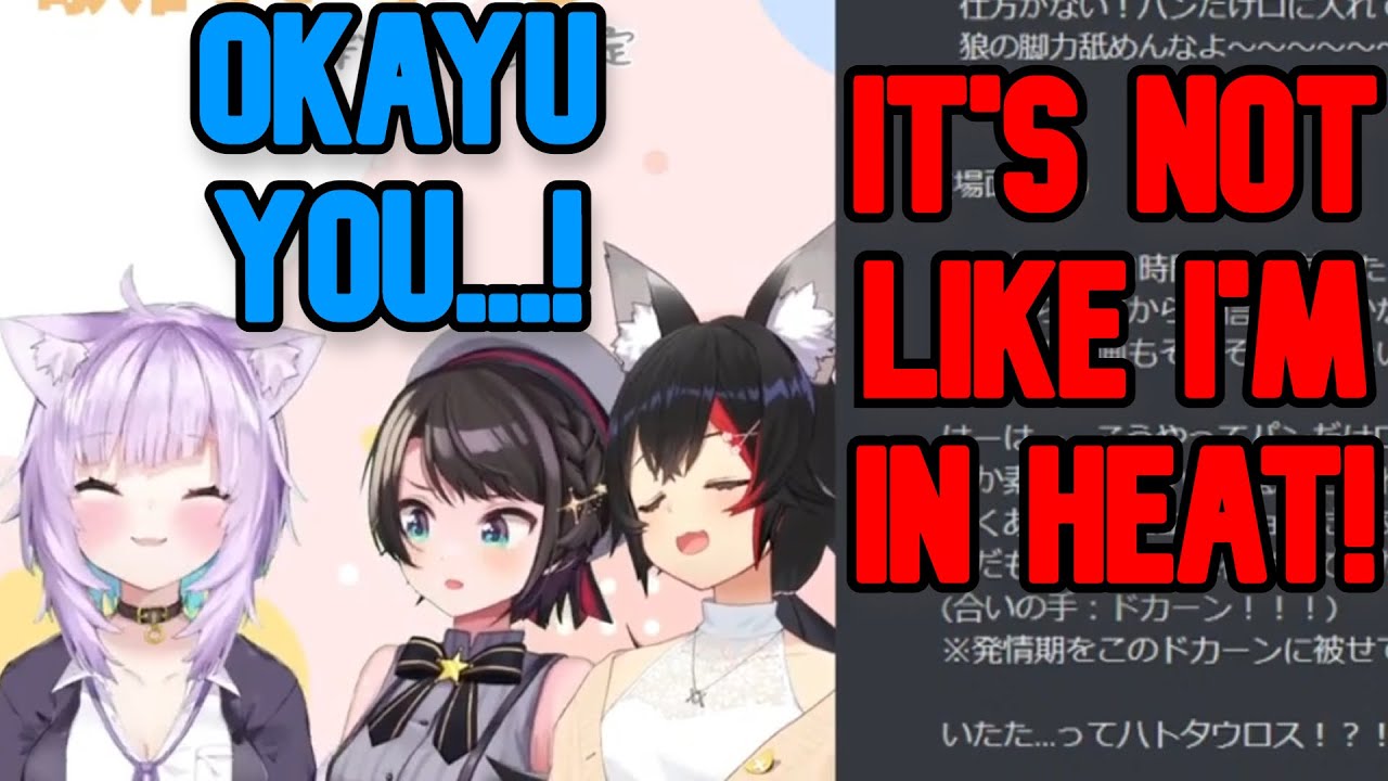 Okayu's Lewd Lyrics Unleash a Torrent of Subaru's Quips and Mio's Laughter [EN Subs/Hololive]