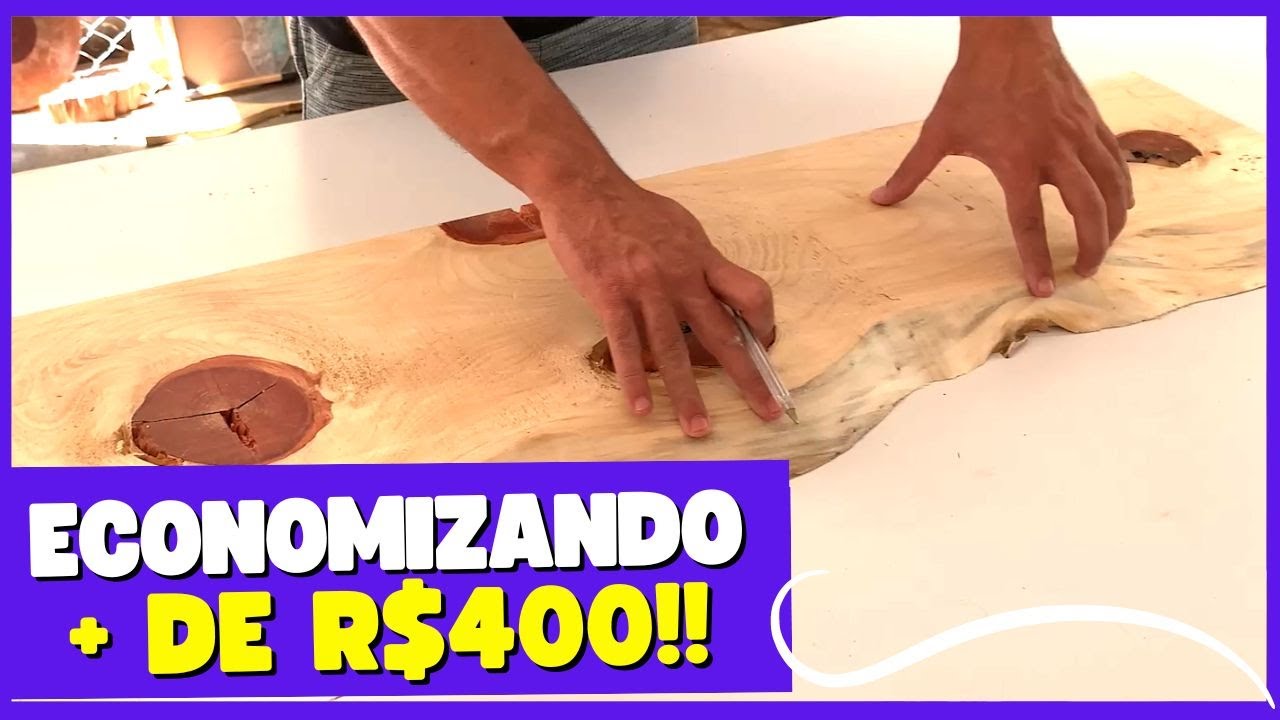 Molde para Mesas Resinadas! A técnica para você economizar + de 400 REAIS!!!
