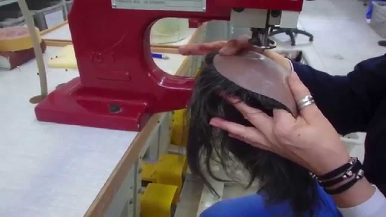 CNC Hair System, 5th Phase of Production: Placing Hair Into System