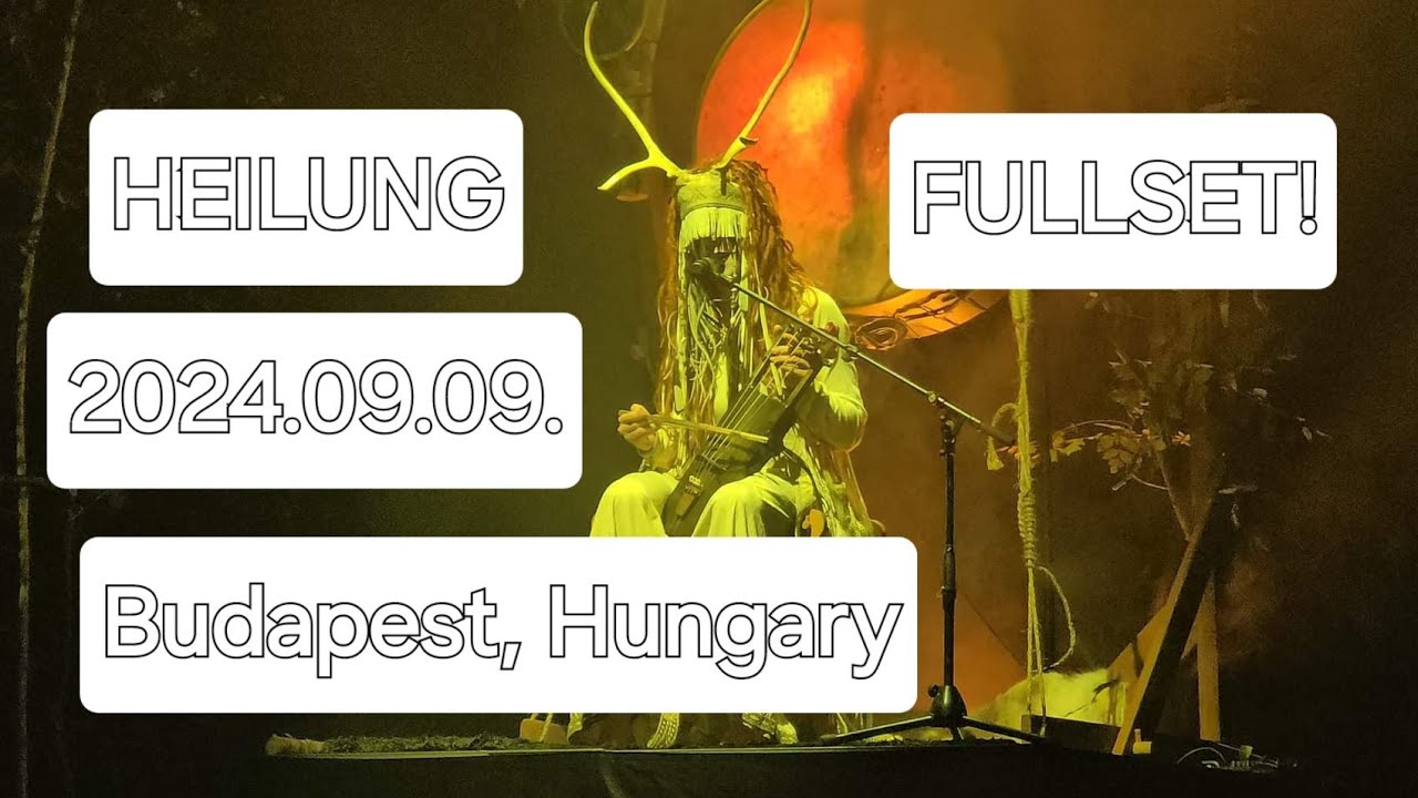 Heilung 2024.09.09. @ Barba Negra, Budapest, Hungary [FULL SET]