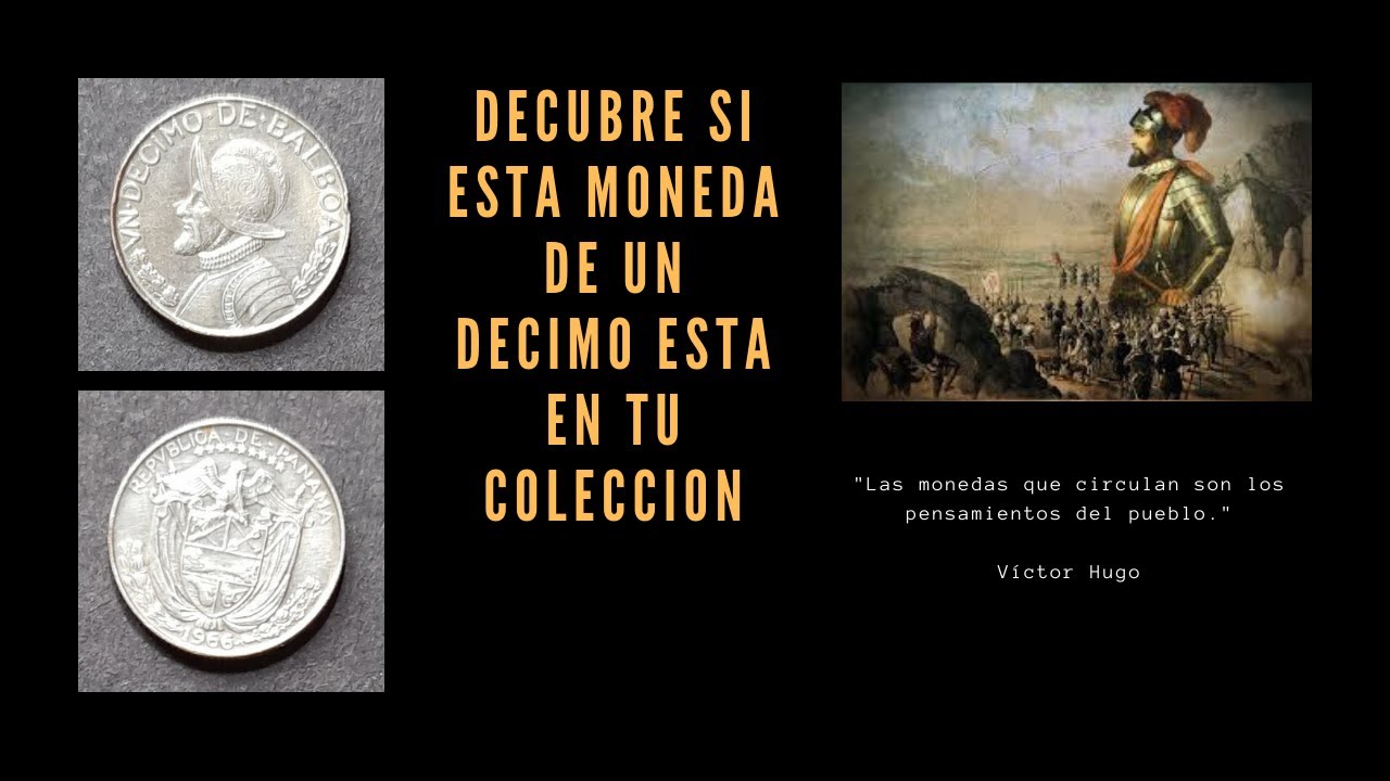 1 Decimo de Balboa de Panama de 1966