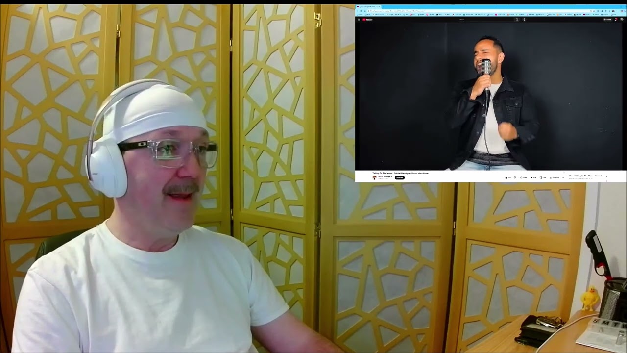 1st Time Reaction to Gabriel Henrique - Talking to the Moon