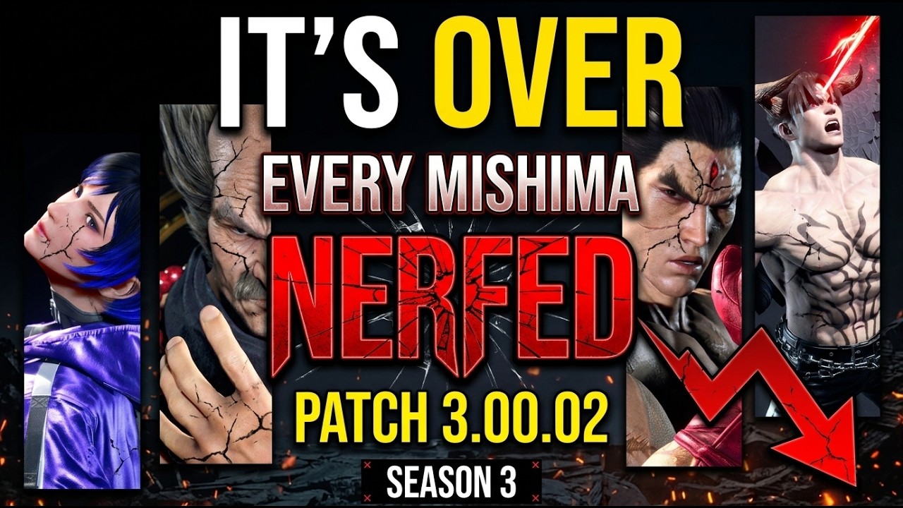 Kazuya, Heihachi, Jin, Reina, Devil Jin Nerfed &ndash; Tekken 8 Season 3 Patch 3.00.02