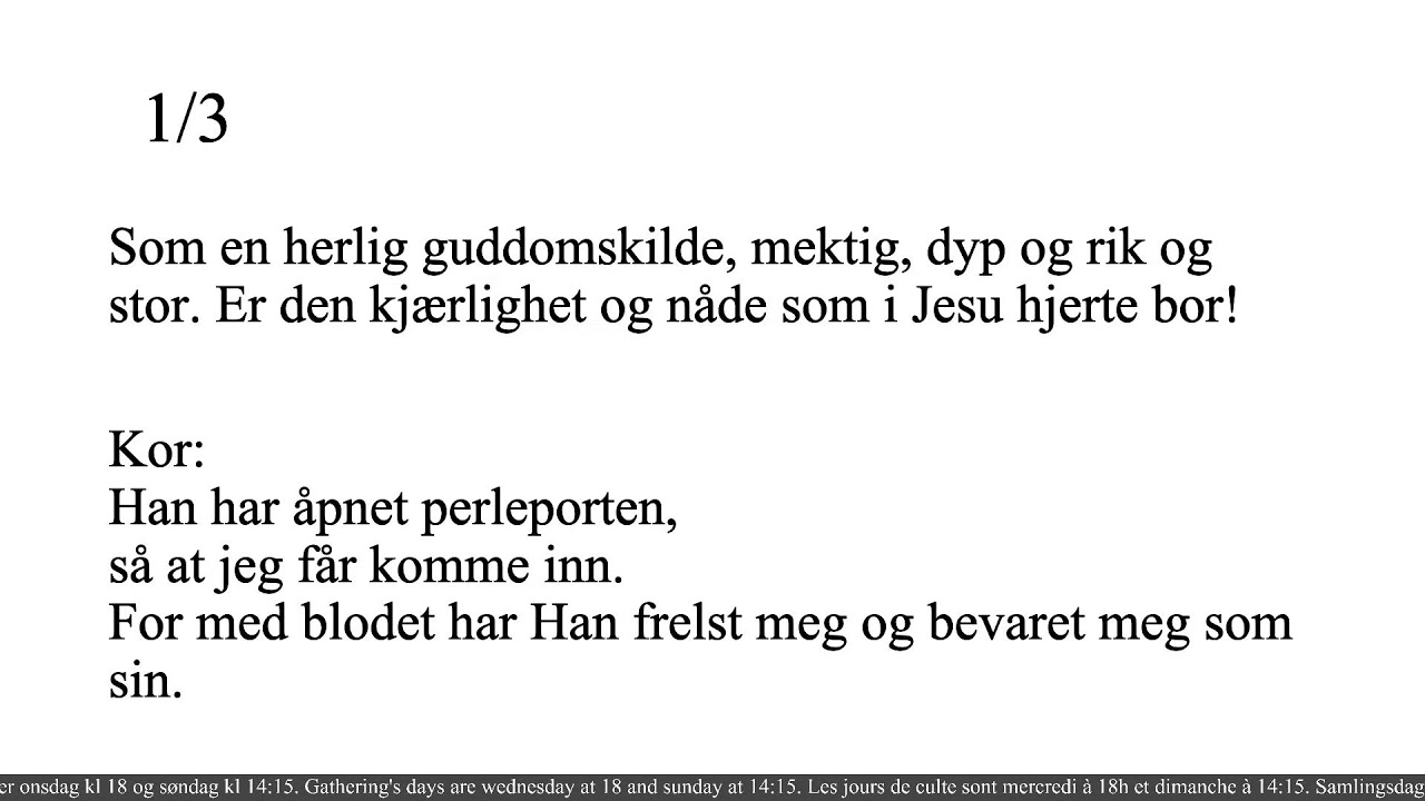 OVERBEVIST.3 Bror Jonas Søndagssamling (18.01.2025)
