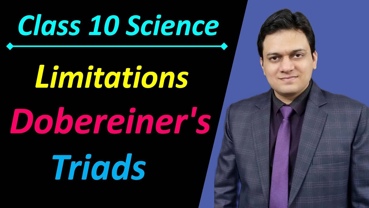 Limitations of Dobereiner traids Class 10 Science Chapter 5 Periodic Classification of Elements