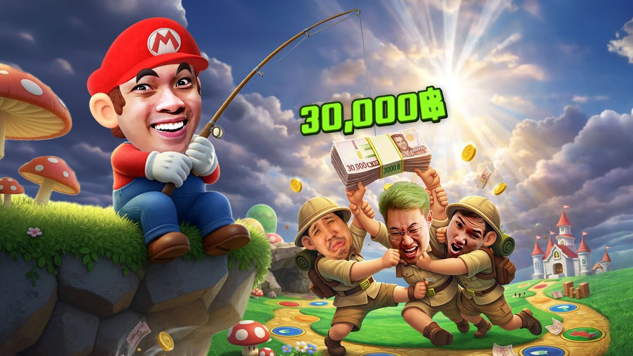 สามตัวบาทแตกหัก...เพราะเงิน 30,000 บาท | Super Mario Party