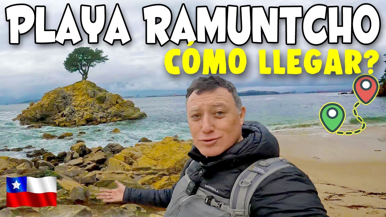 Playa Ramuntcho HUALPÉN. Cómo Llegar ?? Concepción Chile