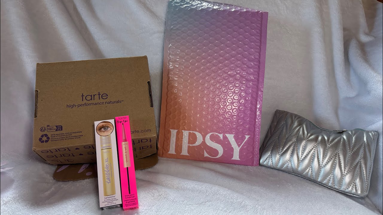 New year of IPSY! & Tarte unboxing 