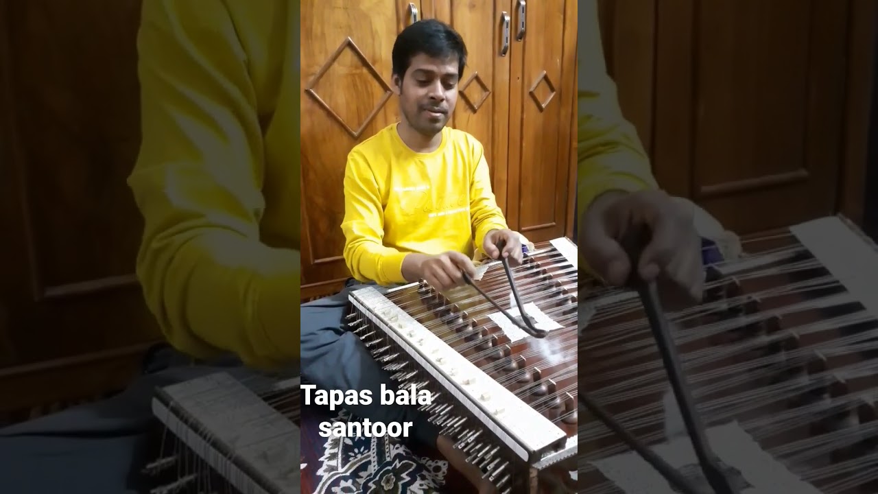 How to play Santoor ll Tapas bala on santoor