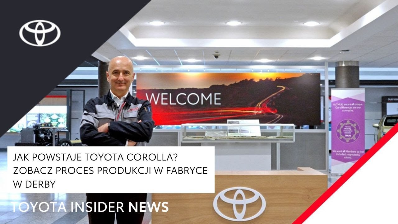 Jak powstaje Toyota Corolla? Zobacz proces produkcji w fabryce w Derby | Toyota Insider News