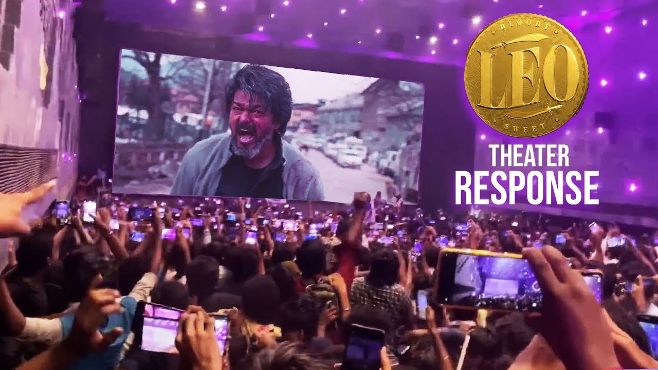 LEO Trailer Theater Reaction | Mass Celebrations @ Rohini Theater Chennai | Thalapathy Vijay