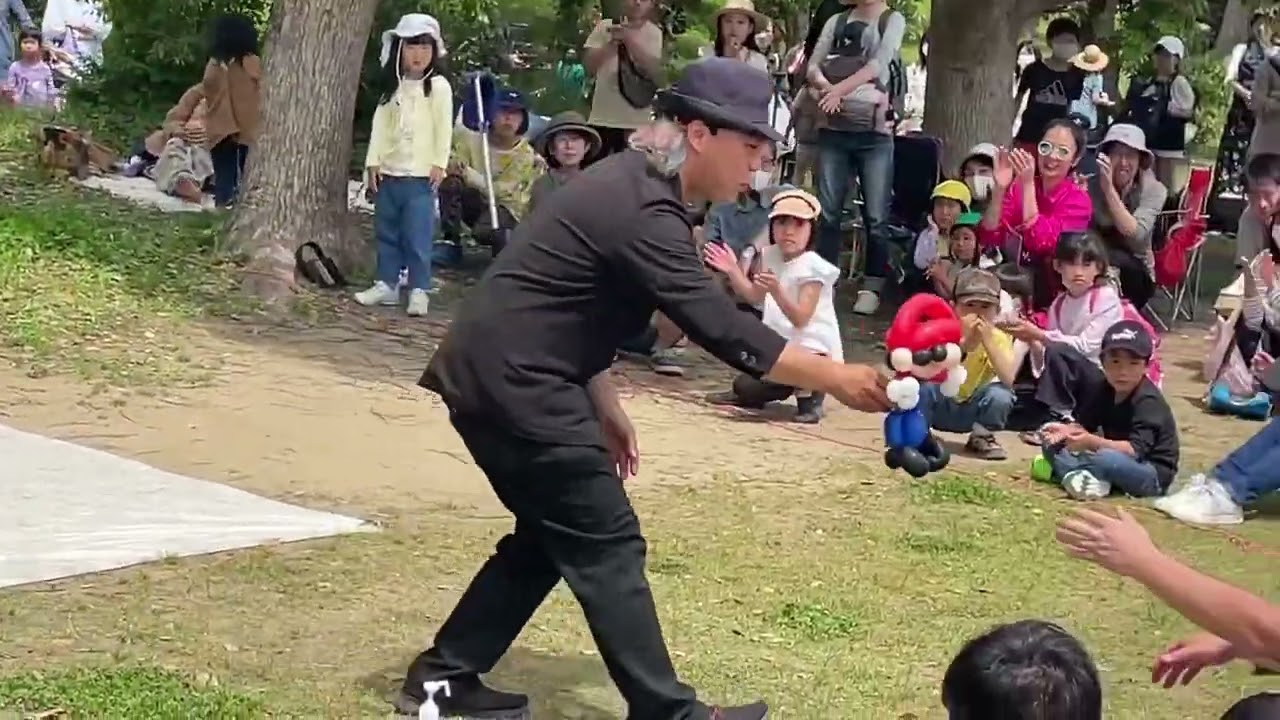 ロハスパーク　大道芸人ひろと　明石城で見てきました