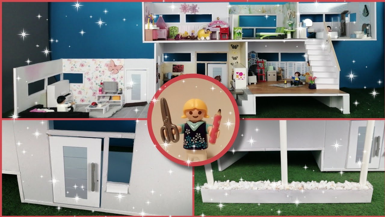 Luxusvilla bauen Teil 2 und Einrichtung / Playmobil DIYs / Pimp my Playmobil / Miniatur Dollhouse 