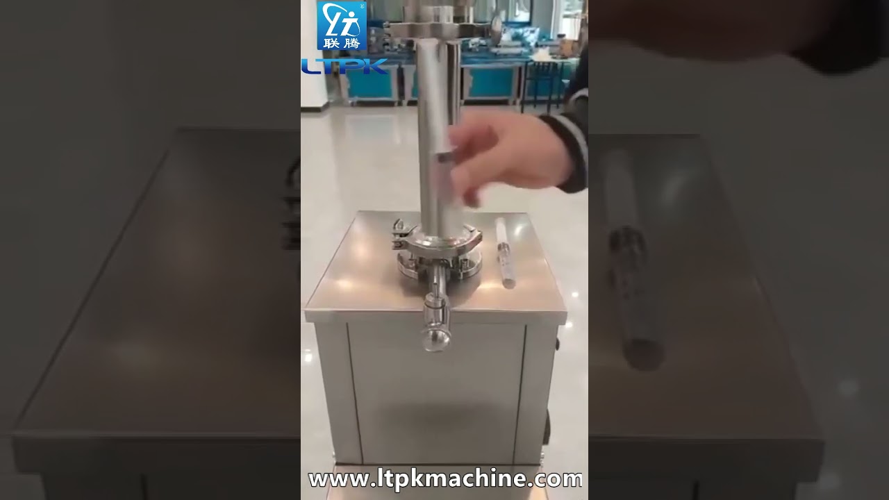 Pneumatic Vertical Injector Syringe Filling Machine