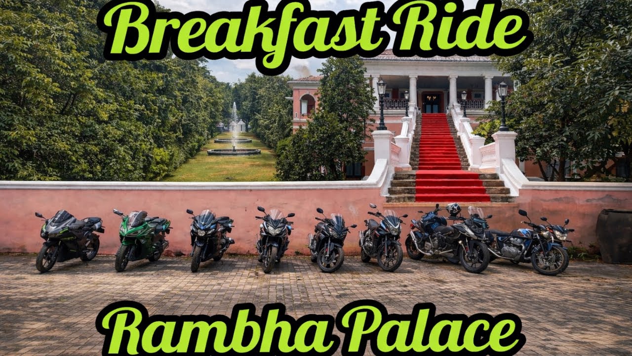 BREAKFAST RIDE TO RAMBHA PALACE !!!