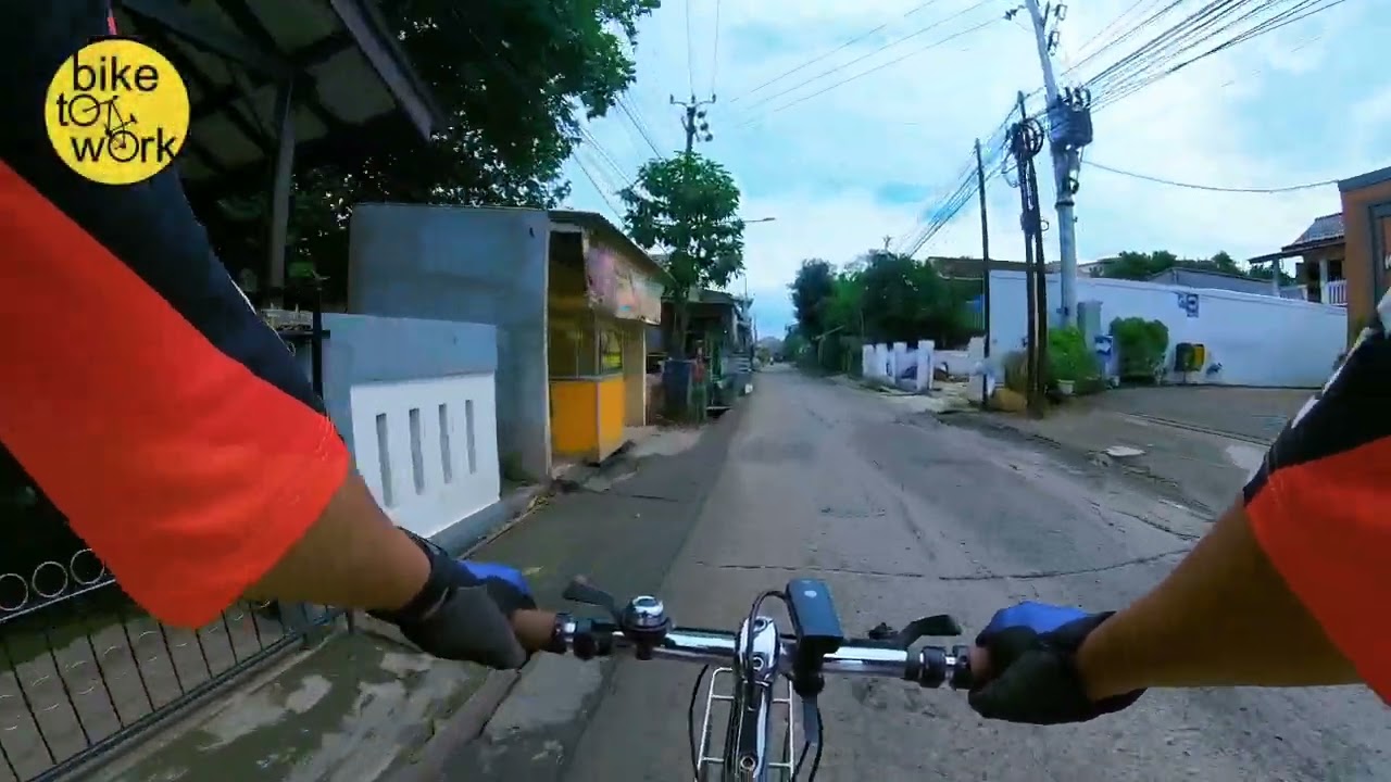 Bike to Work Route with Federal Poema | Cycling in Bekasi