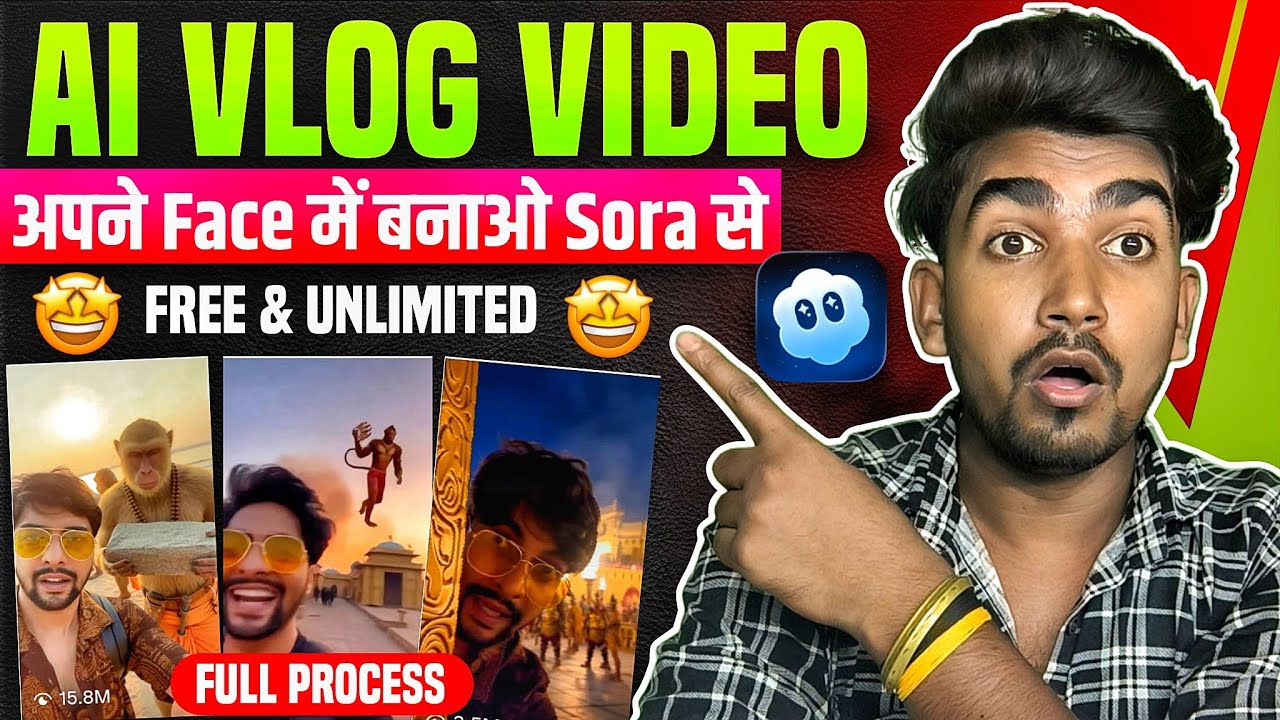 Sora 2 Viral AI Vlog Video Free | Sora 2 free unlimited | Sora 2 cameo video !