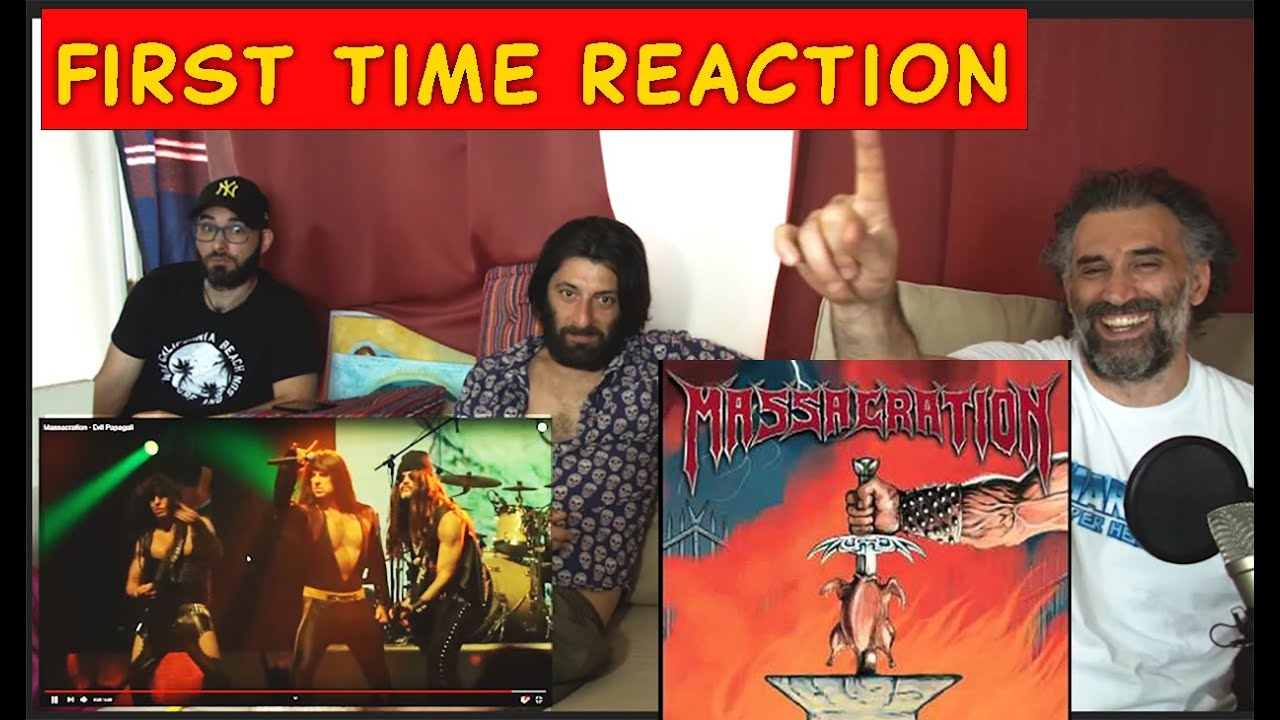 Massacration - Evil Papagali - their first time reaction