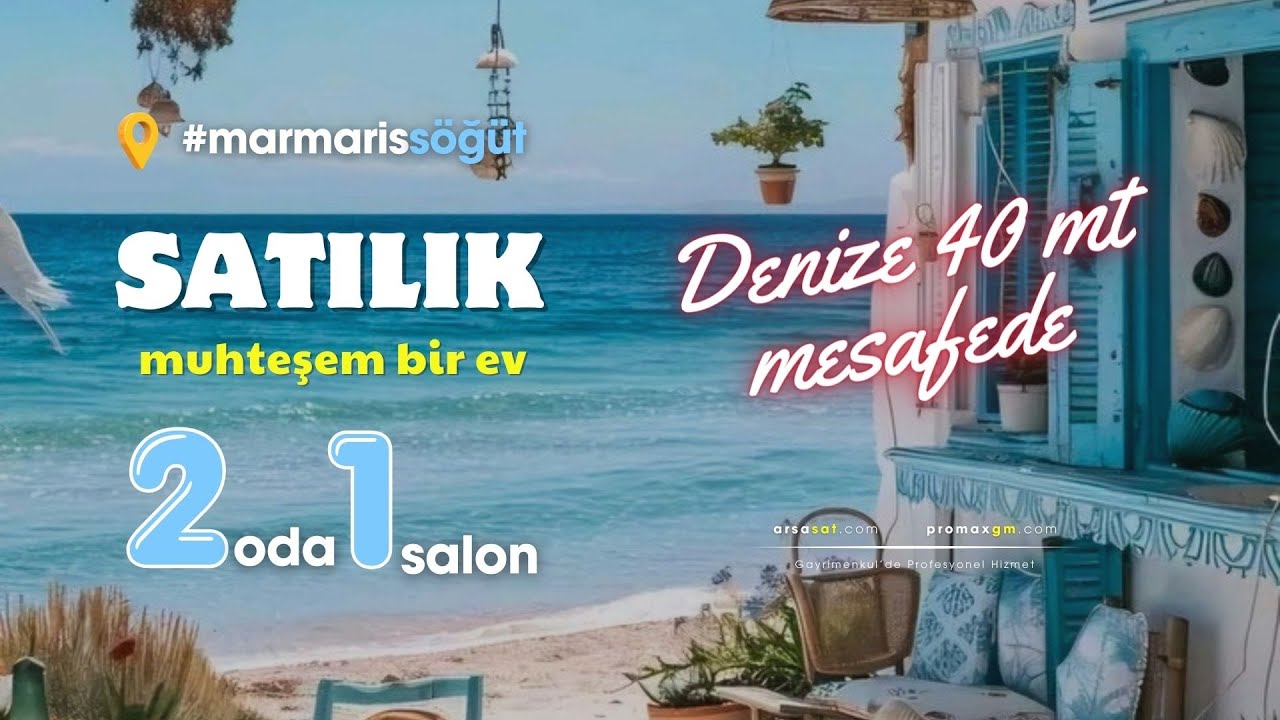 MARMARİS SÖĞÜT - DENİZE 40 MT MESAFEDE SATILIK MÜSTAKİL EV